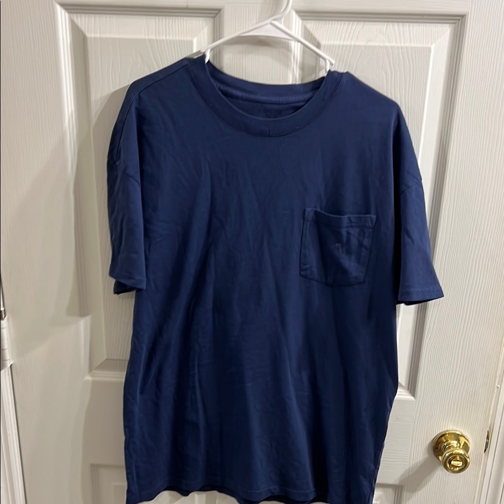 Goodfellow & Co Blue Short Sleeve Tee Classic Crew Neck